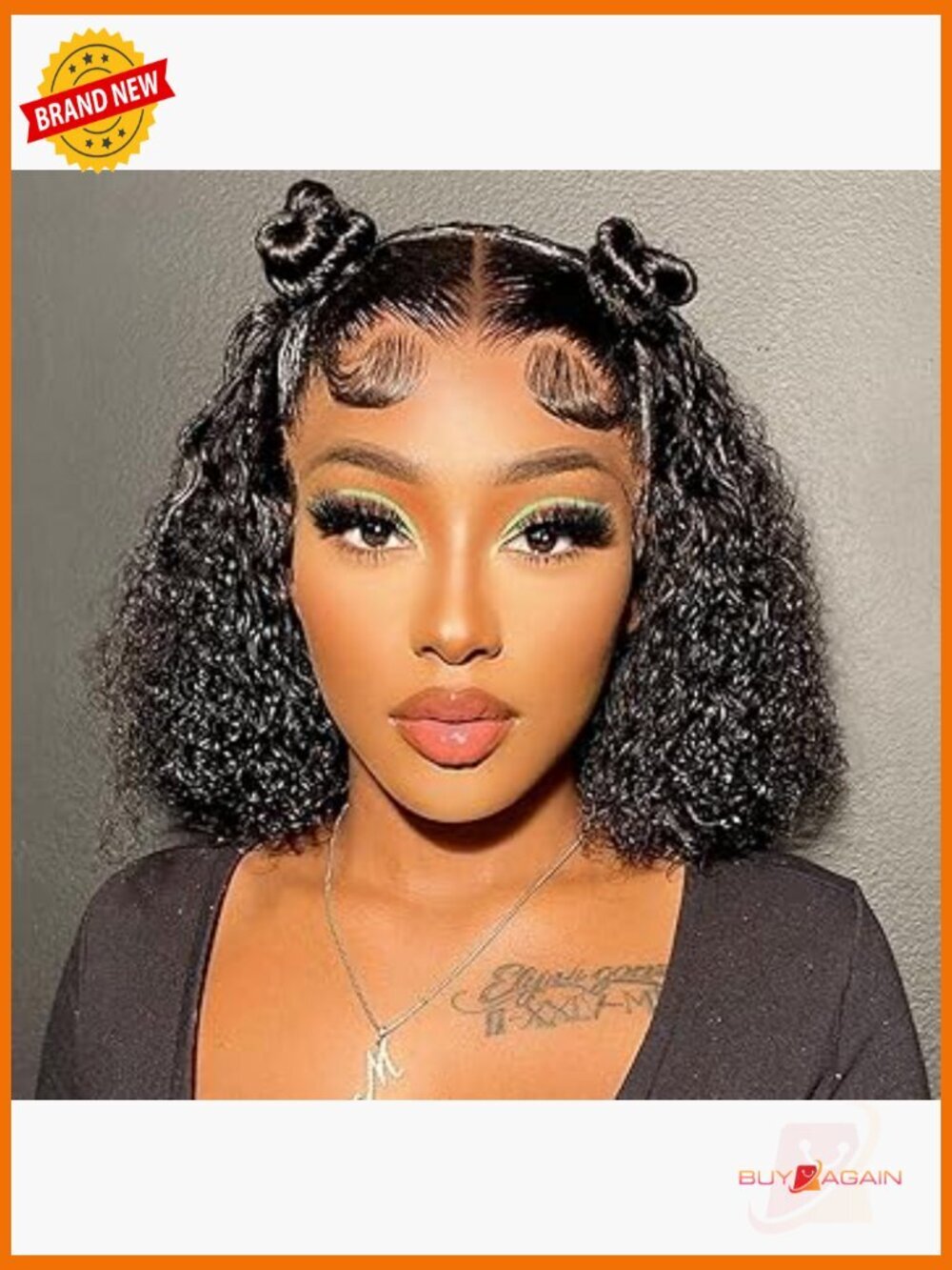 200 Density 100% Human Hair Deep Wave Lace Front Bob Wig 13x4 HD
